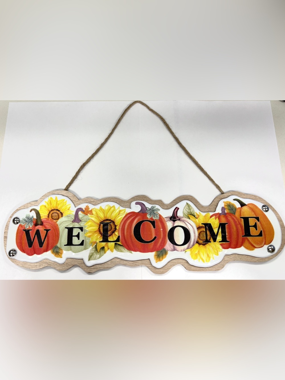 Welcome Fall Pumpkin Patch Hanging Sign